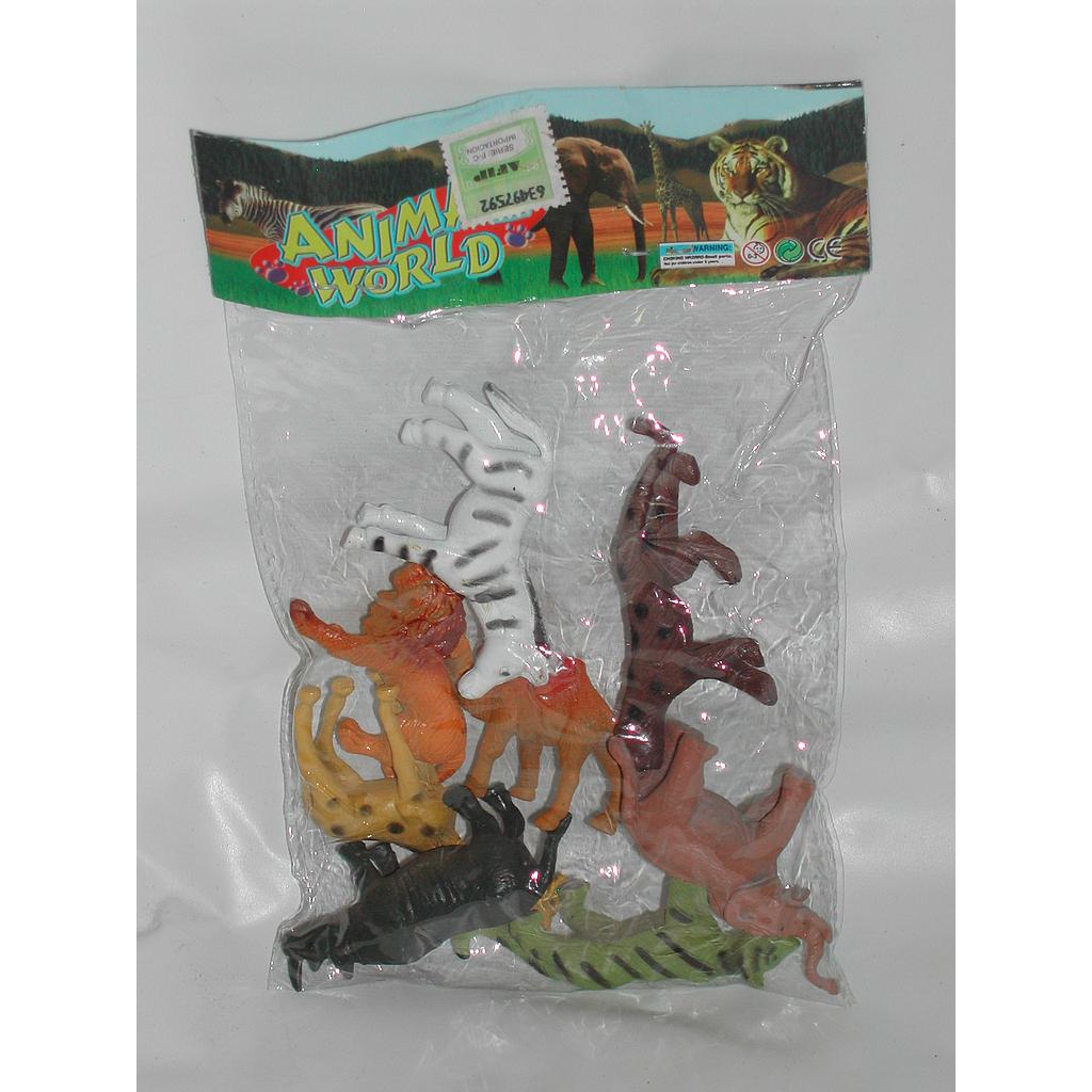 ANIMALES SELVA X8/19 medio