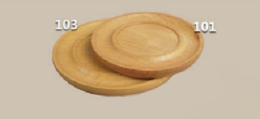 PLATITO P/TAZA DESAYUNO DE ALGARROB-14cm