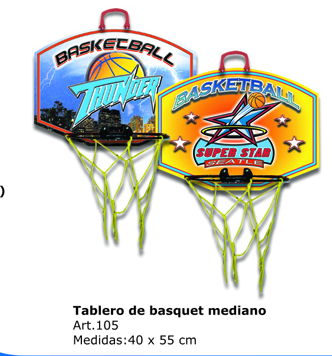 TABLERO DE BASQUET MEDIANO