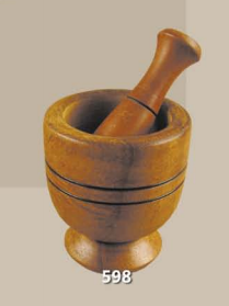 MORTERO CHICO CON MASA, LUSTRADO