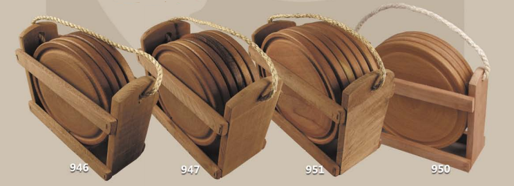 SET PORTA PLATOS C/ 6PLATOS 24CM