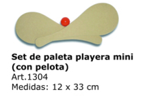 SET DE PLAYA PLAYERA "MINI" C/PELOT