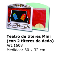 TEATRO TITERES MINI(C/2TITER.P/DEDO