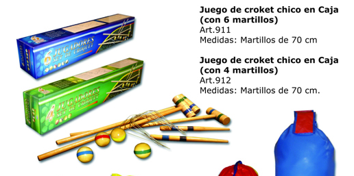 JGO.CROCKET.CHI.C/6MARTILLOS. CAJA