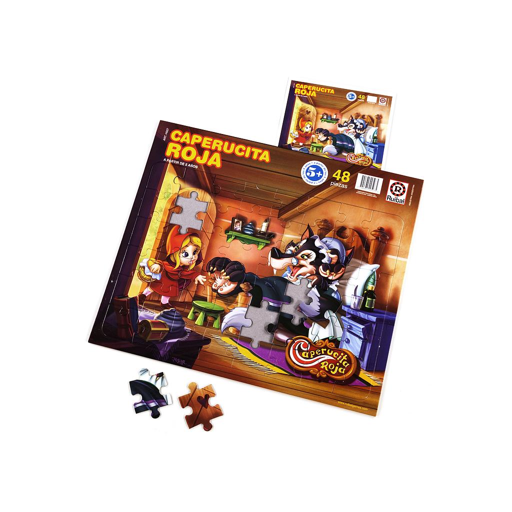 PUZZLE CAPERUCITA ROJA X 48 PIEZAS (R3 FILA 3)