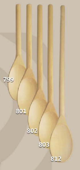 CUCHARA MANGO REDONDO DE 40CM