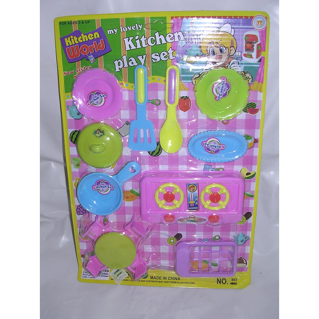 SET DE COCINA E/BLISTER /20 medio