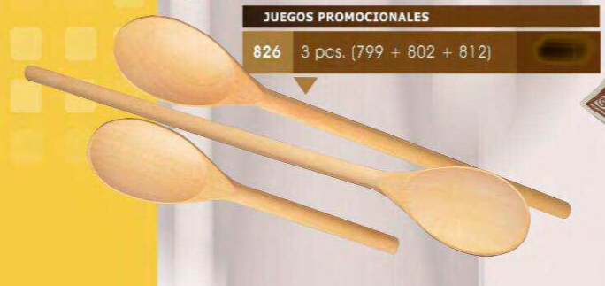 Jgo. De cucharas de 25,35 y 45cm