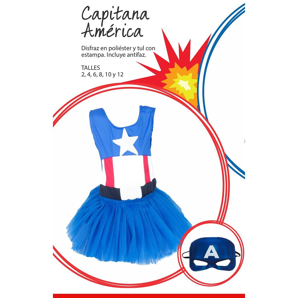 Disfraz Capitana America