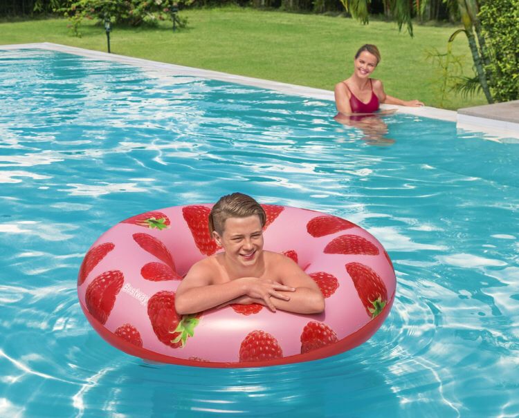 salvavidas perfumado frambuesa 119 cm