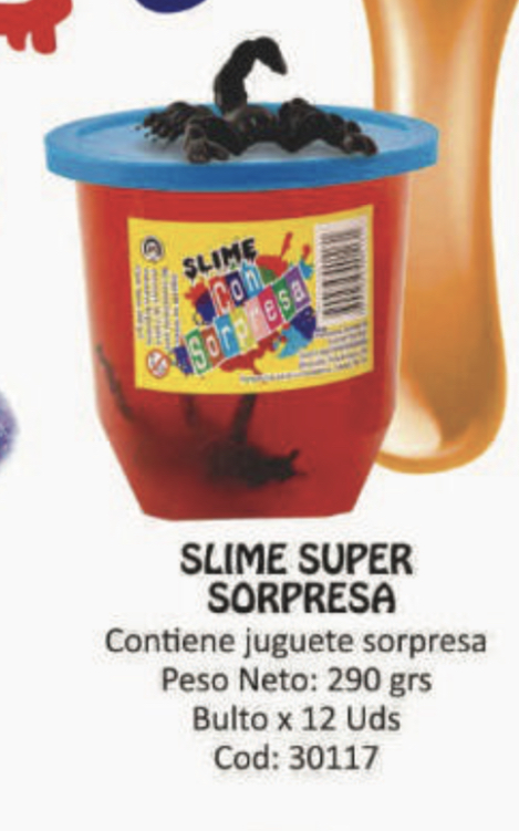 slime super 290 gs con sorpresa