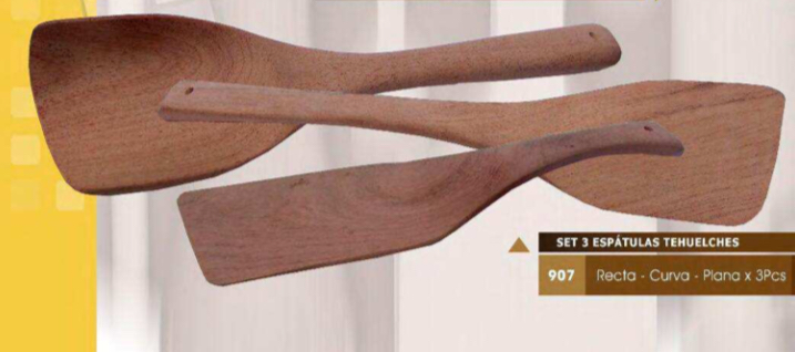 Set de 3 espatulas Tehuelches 