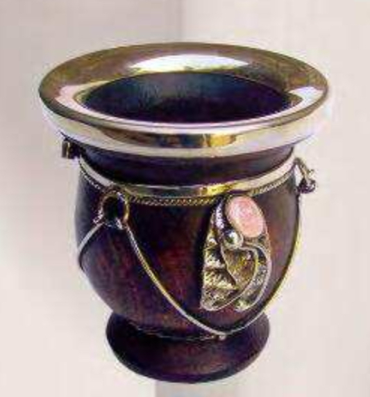 Mate bocon azabache c/ alpaca, envirolado