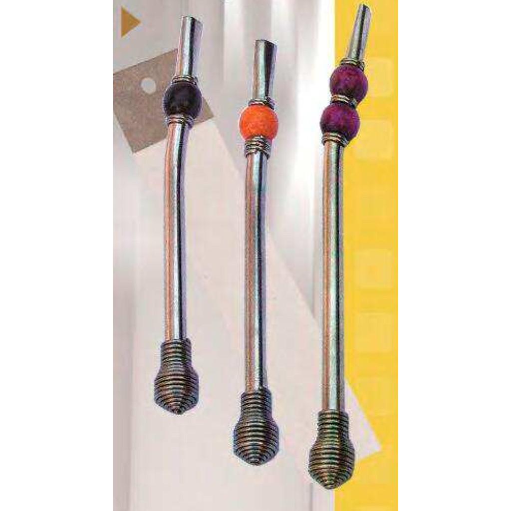 Bombilla bolita curva corta 