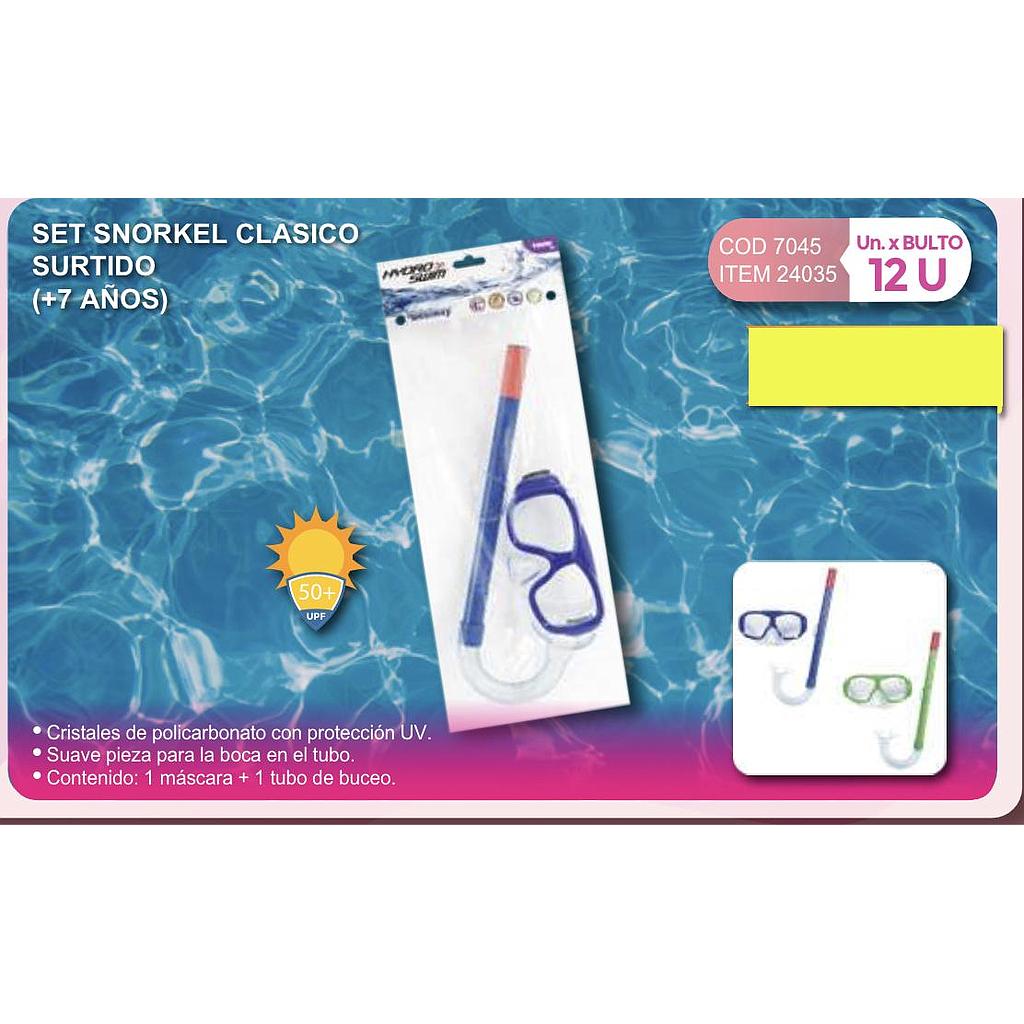 set de snorkel clasico surtido + 7 años