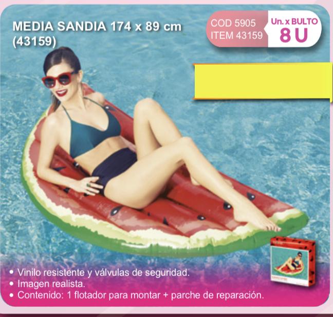 media sandia 174 x 89 cm