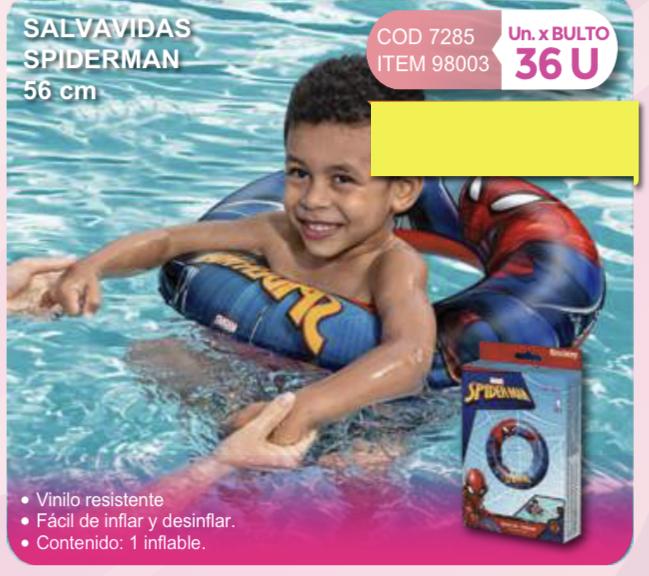 spider-man salvavidas 56 cm