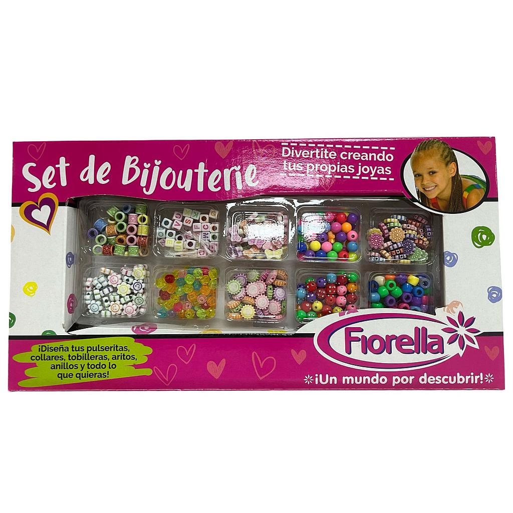 Set de bijouterie x 8 celdas fiorella blister