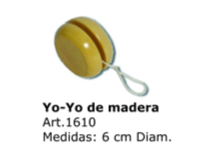 YO-YO DE MADERA