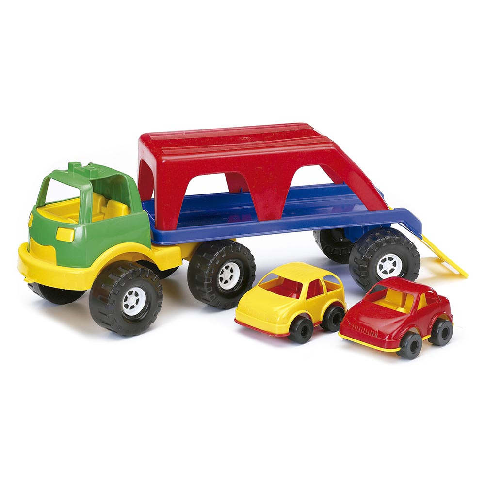 TRANSPORTER C/2 AUTOS EN CAJA/R7